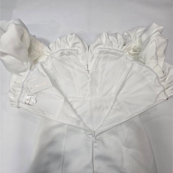 Line & Dot Samara Dress in Off White Medium - Picture 12 of 15